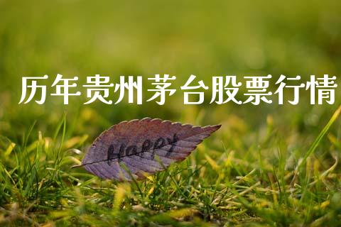 历年贵州茅台股票行情_https://www.lansai.wang_股票知识_第1张