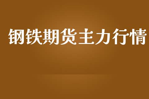 钢铁期货主力行情_https://www.lansai.wang_期货行情_第1张