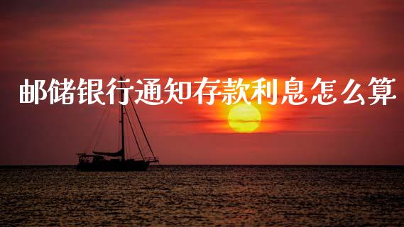 邮储银行通知存款利息怎么算_https://www.lansai.wang_期货资讯_第1张