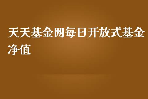 天天基金网每日开放式基金净值_https://www.lansai.wang_基金理财_第1张