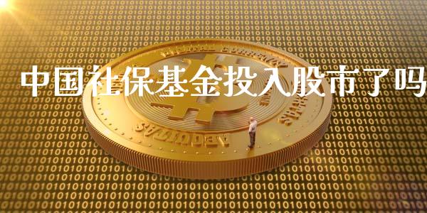 中国社保基金投入股市了吗_https://www.lansai.wang_基金理财_第1张