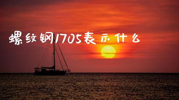 螺纹钢1705表示什么_https://www.lansai.wang_股指期货_第1张