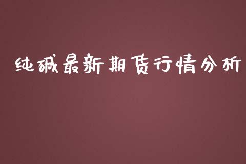 纯碱最新期货行情分析_https://www.lansai.wang_恒生指数_第1张