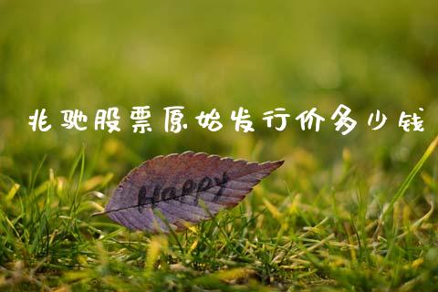 兆驰股票原始发行价多少钱_https://www.lansai.wang_恒生指数_第1张