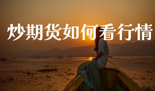 炒期货如何看行情_https://www.lansai.wang_期货资讯_第1张