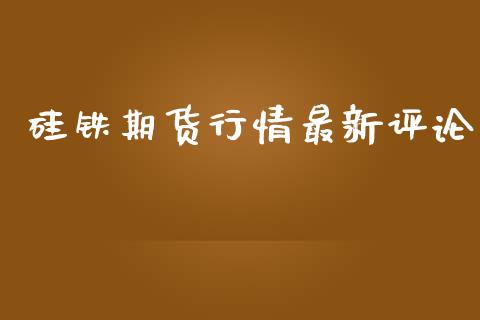 硅铁期货行情最新评论_https://www.lansai.wang_恒生指数_第1张