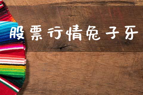 股票行情兔子牙_https://www.lansai.wang_股票知识_第1张