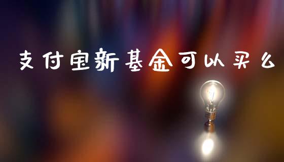 支付宝新基金可以买么_https://www.lansai.wang_基金理财_第1张